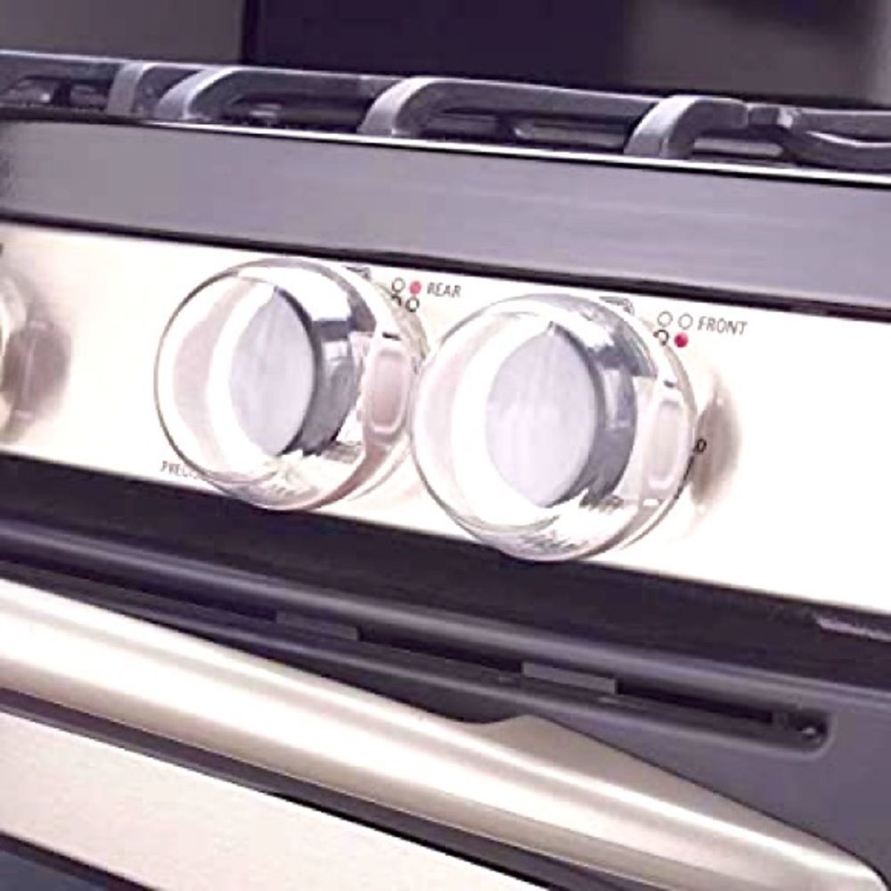 Child Proof Clear Stove Knob Covers